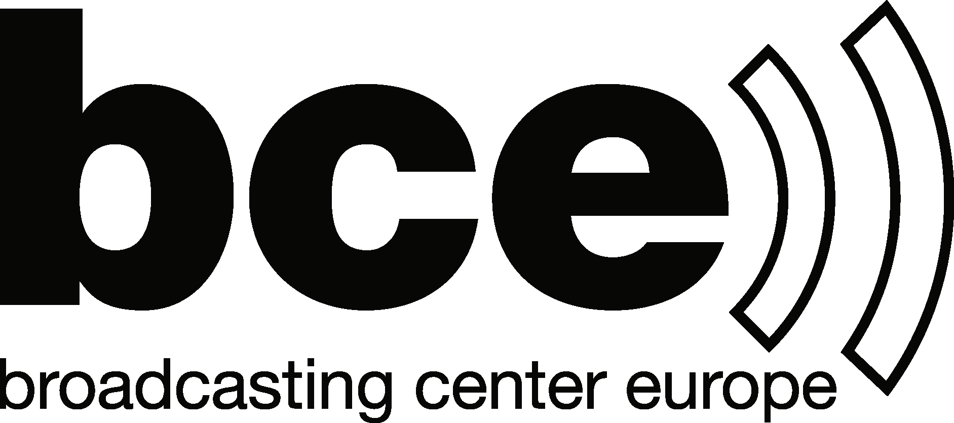 Broadcasting Center Europe Black Logo Vector Logo